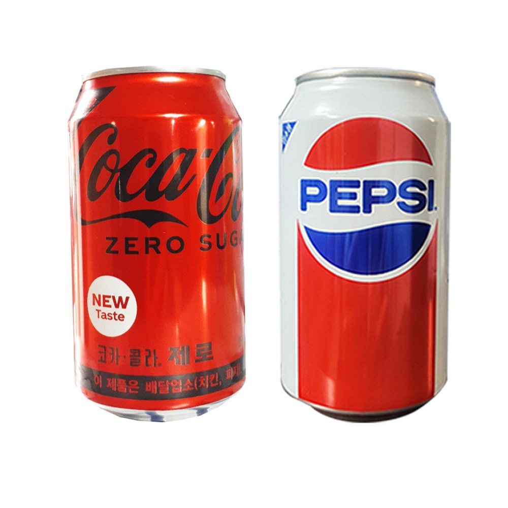 코카콜라 제로 355mlx24캔(업소용)+펩시콜라 355mlx24캔(업소용) 무료배송 44,630원
