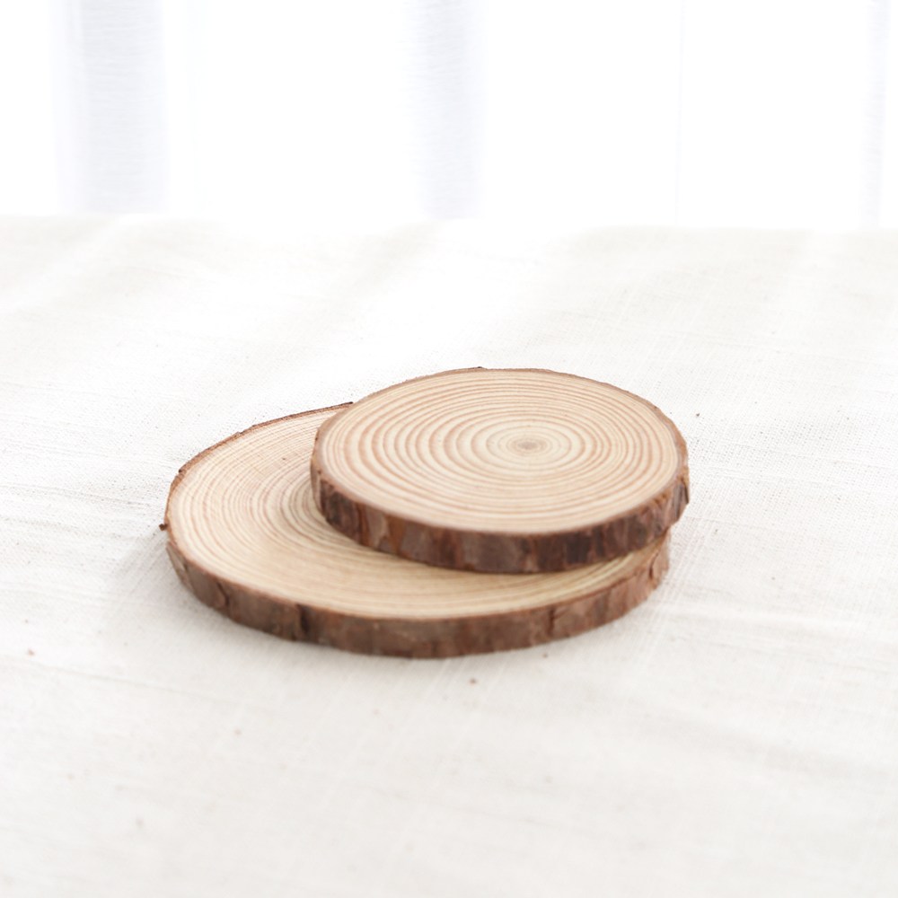우드 티코스터 1P (8~12cm)-우드 컵받침대 찻잔받침 커피잔받침 원목 소품 커피 홈카페 선물 심플 나무 코스터 우드 티코스터 컵받침대 원형 사각 1,000원
