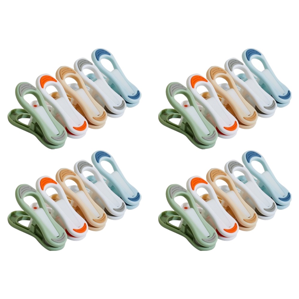 해피굿즈 다용도 손상없는 미끄럼방지 심플 빨래집게 5종 x 4p 세트, 그레이, 그린, 블루, 오렌지, 브라운, 1세트 10,840원