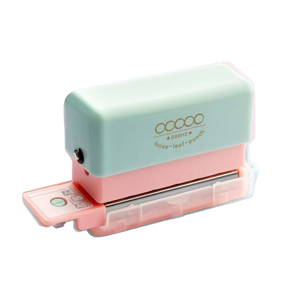 비비드 벌브 파스텔 미니 6공 5공 펀칭기 다꾸 A4 A5 B5, 1개, 스카이 핑크 11,900원