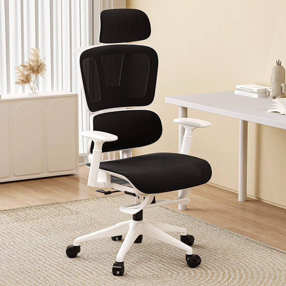 투에스리빙 풀메쉬 인체공학 3D 허리 편한 게이밍 컴퓨터 의자, 블랙B 75,900원