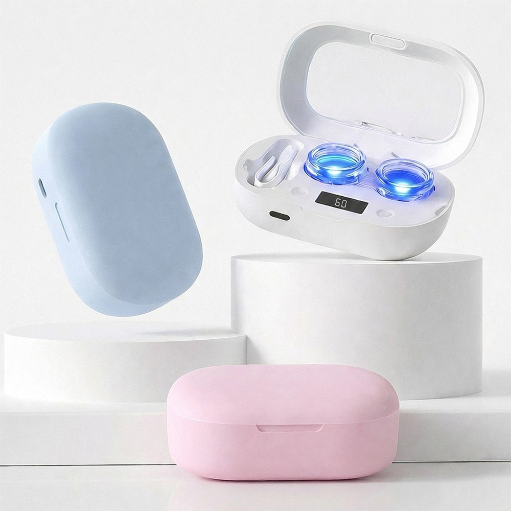 조이쥬드 무선 UV 살균 초음파 렌즈 세척기, 1개, 화이트(듀얼세척) 19,900원