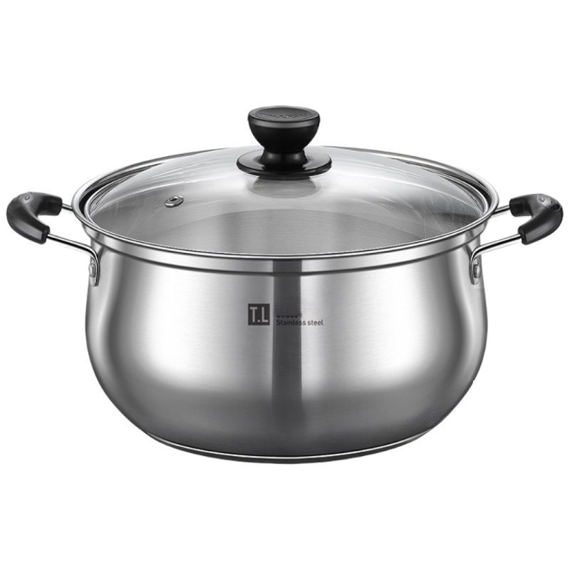 사이텅 두꺼운 304 스테인리스 복합 바닥 냄비 심화 대용량 전자렌지 가스렌지 범용, 1개, 복합탕냄비, 26cm 47,600원