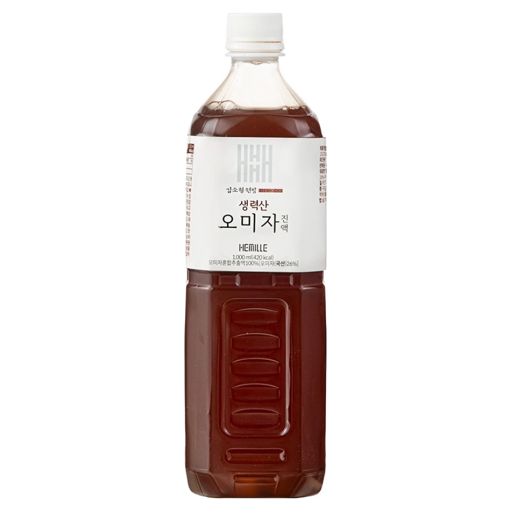 헤밀레 김소형 원방 생력산 오미자청 문경 엑기스, 1L, 1개 18,370원