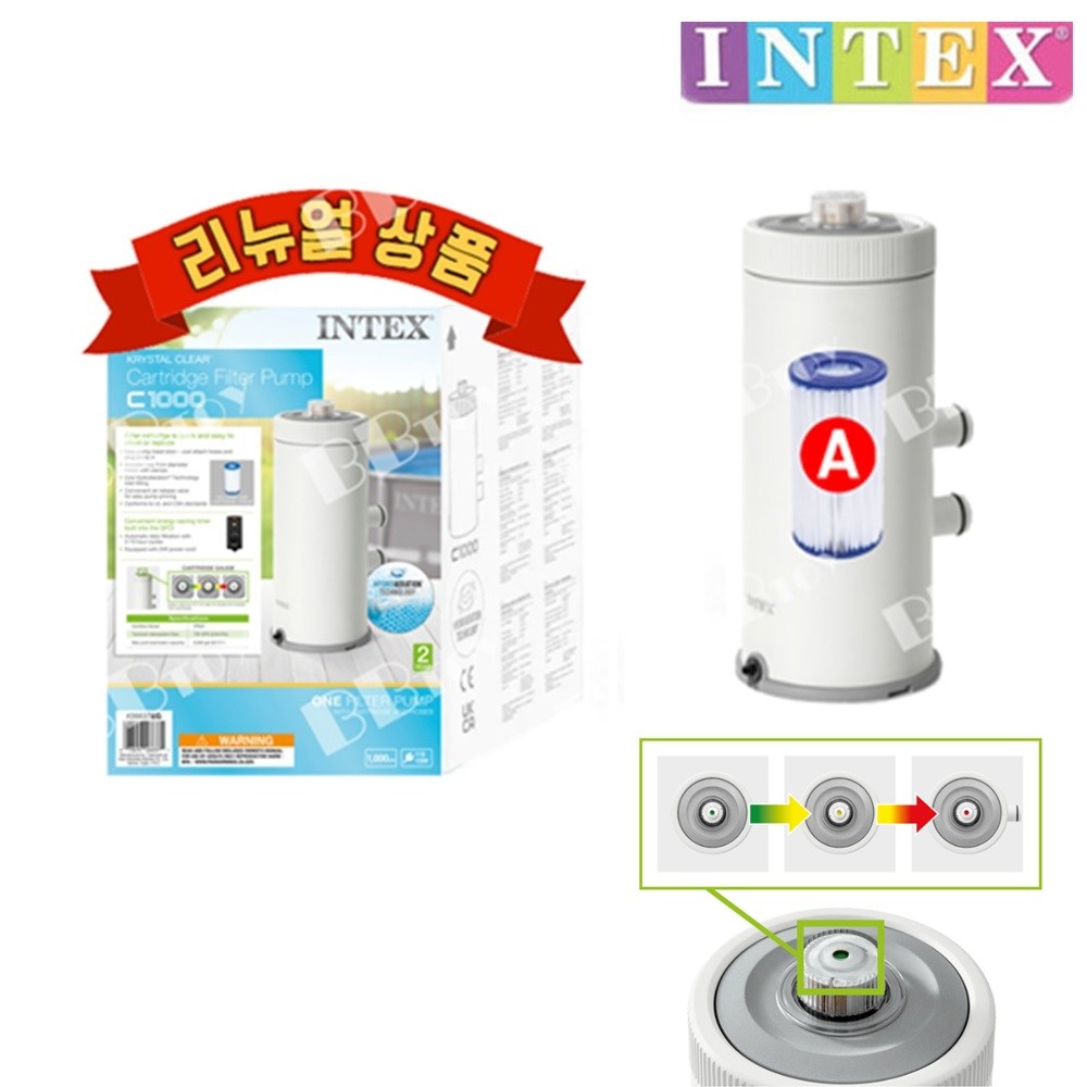 인텍스 1000GPH 필터 펌프 28638 68,000원