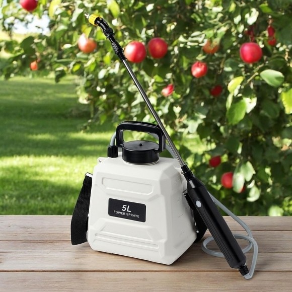 충전식 전동 농약분무기 (5리터 / 8리터) 고압 미세분사 스프레이 (노즐 교체형) 33,000원