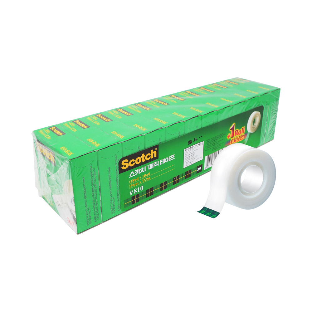 3M 스카치 매직테이프리필 12개입 810R-12 18mm/32m 31,600원