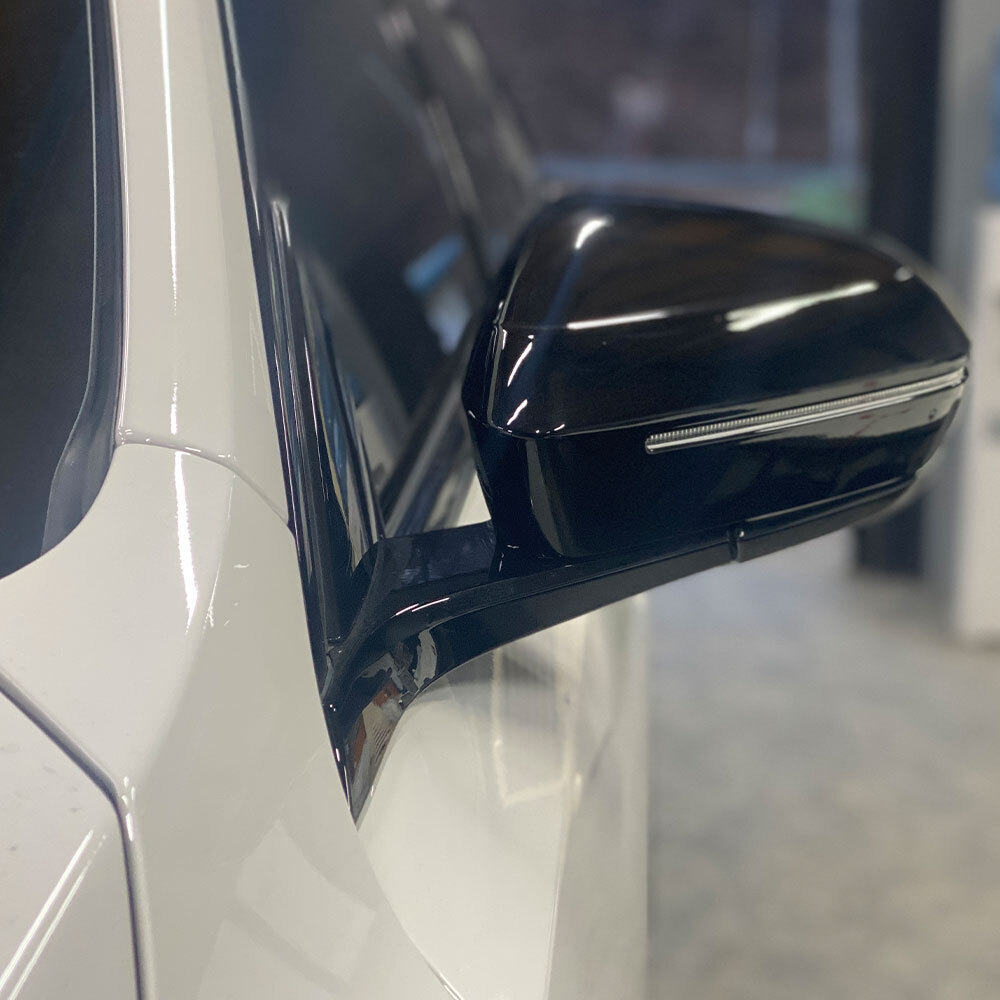 두두카 BMW 5시리즈 G60 악세사리 카본 사이드미러 부착형 몰딩 520i 530i i5 호환, 1개 50,000원