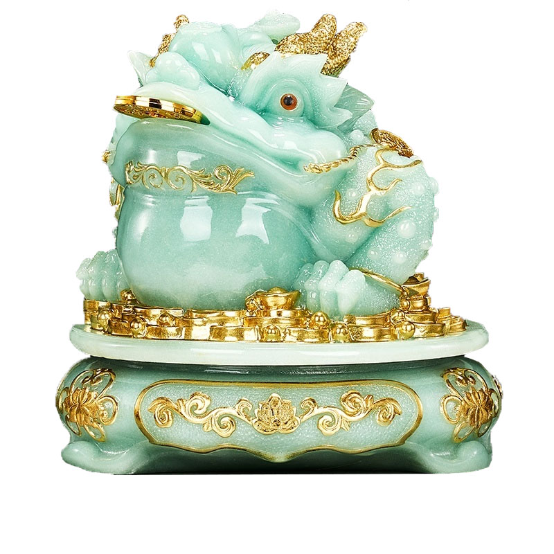YAPOGI 돈벼락 황금 옥 두꺼비 복두꺼비 인테리어 장식품 78,880원