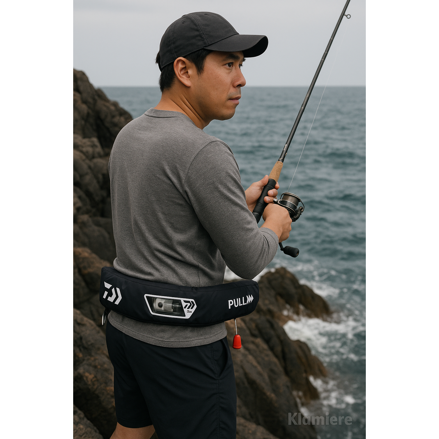 다이와 2025년 신상 선상 낚시 구명복 자동팽창식 허리밸트 낚시구명조끼 DF-9405 199,500원