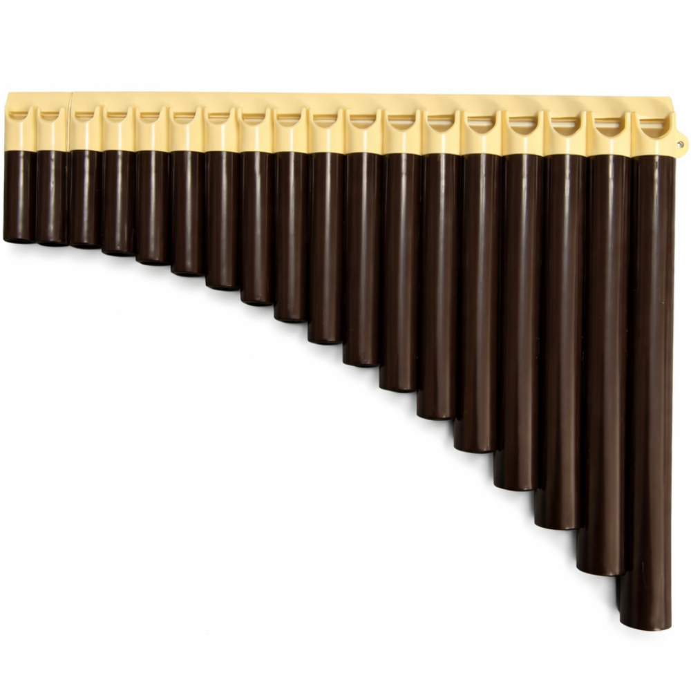 로로랜디 팬플룻 입문용 케이스 플라스틱 18음계 민속 취미 입으로 부는 악기 초보자 엽습용 브라운, 오리지날 팬플룻, 1개, 브라운베이지 42,300원