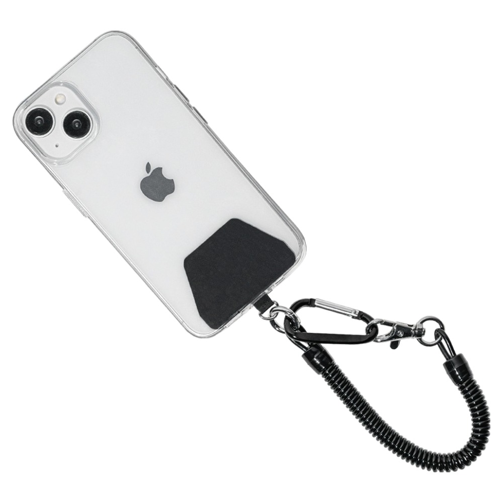 구스페리 분실방지 카라비너 태그홀더 스프링 스트랩, 블랙, 1개 6,900원