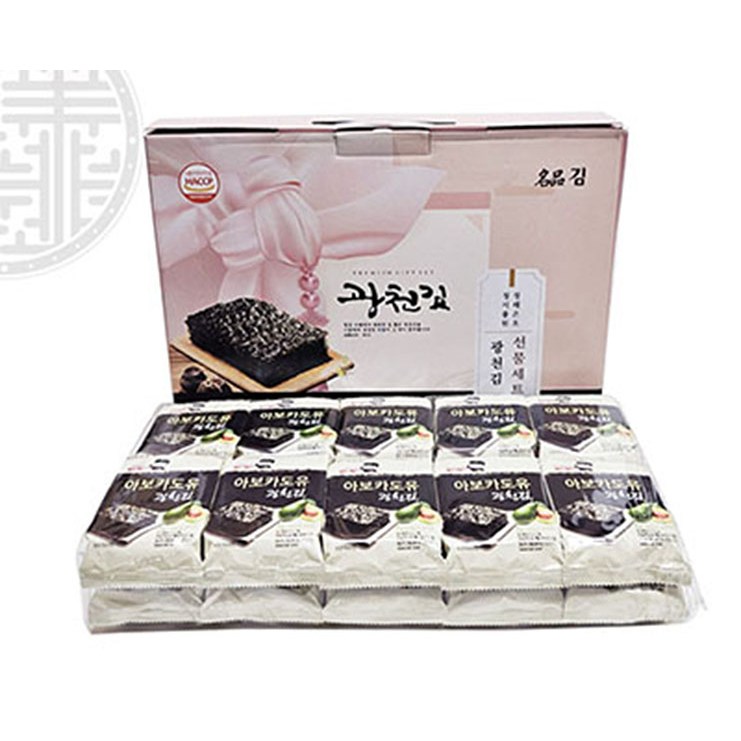 아보카도유 광천김세트 16봉 광천김/김세트/김선물세트/도시락김/선물용김/선물세트/명절선물세트/김선물/단체주문/대량주/설날선물세트/추석선물세트/설선물세트 8,800원