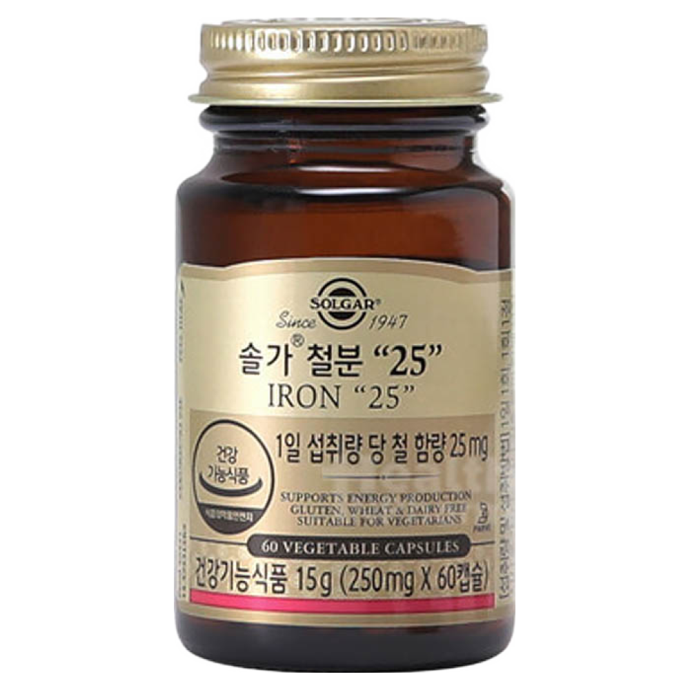 솔가 철분 25 (250mg x 60캡슐)/임산부/수유부/철분제 18,900원