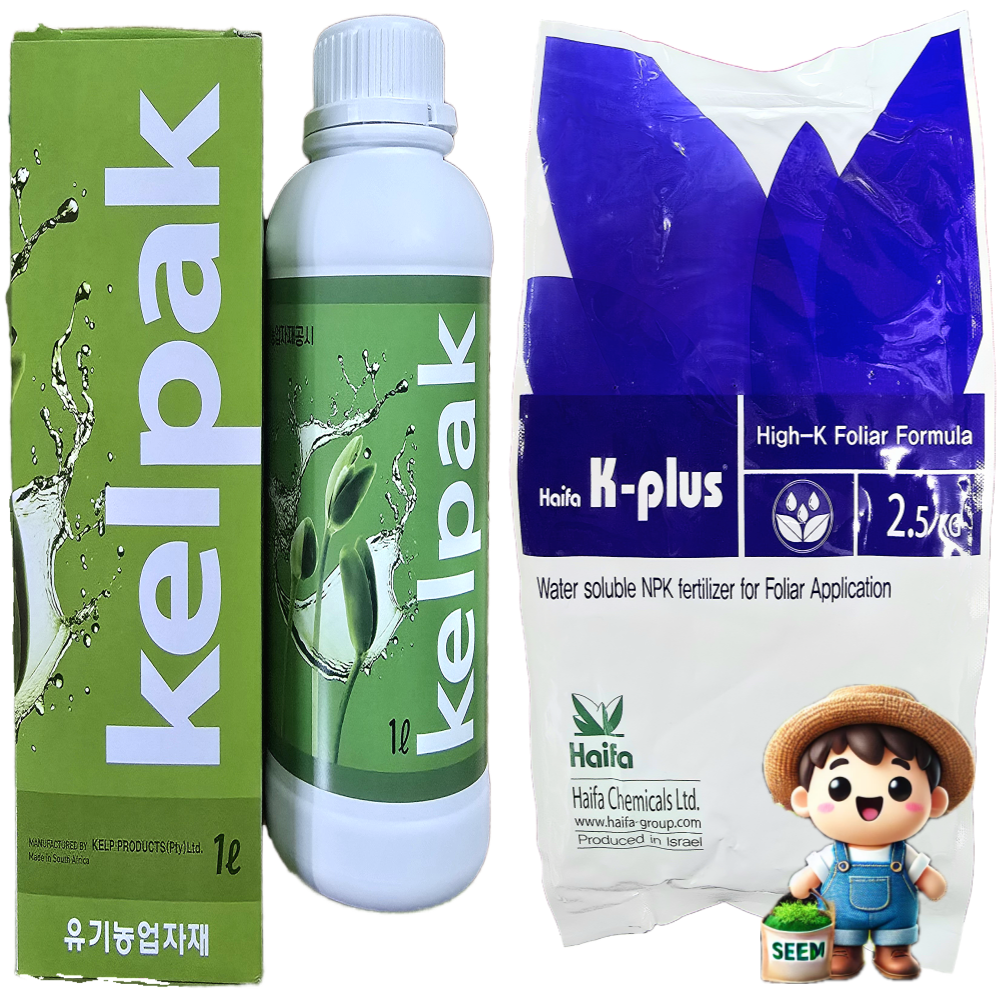 [엽면시비] 케이플러스 2.5kg + 켈팍 1L 고추 벼 과수 마늘 양파 대파 오이 호박 상추 한국농자재, 2.5kg, 1개 65,000원
