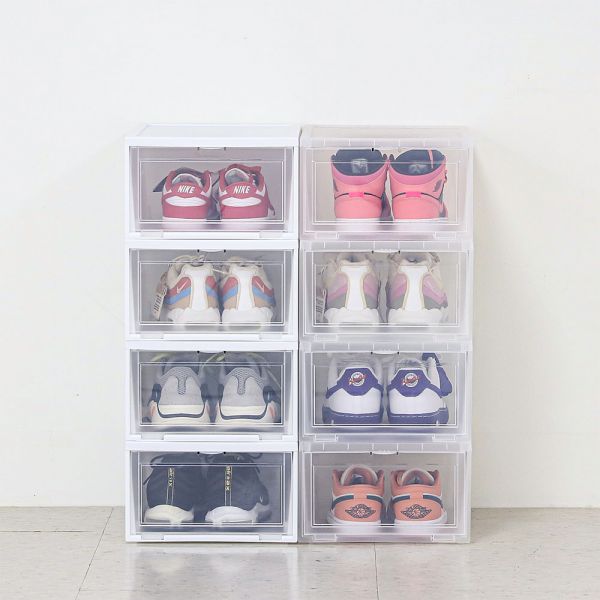 아이리스 코리아 슈케이스 투명 슈박스 신발 운동화 정리함 보관함 대형 NSB-M340 2개 SET 19,000원