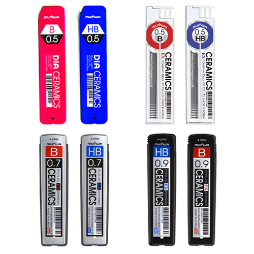 문화연필 세라믹 샤프심 EX 0.5,0.7,0.9mm / 다이아 세라믹 샤프심 0.5mm 400원
