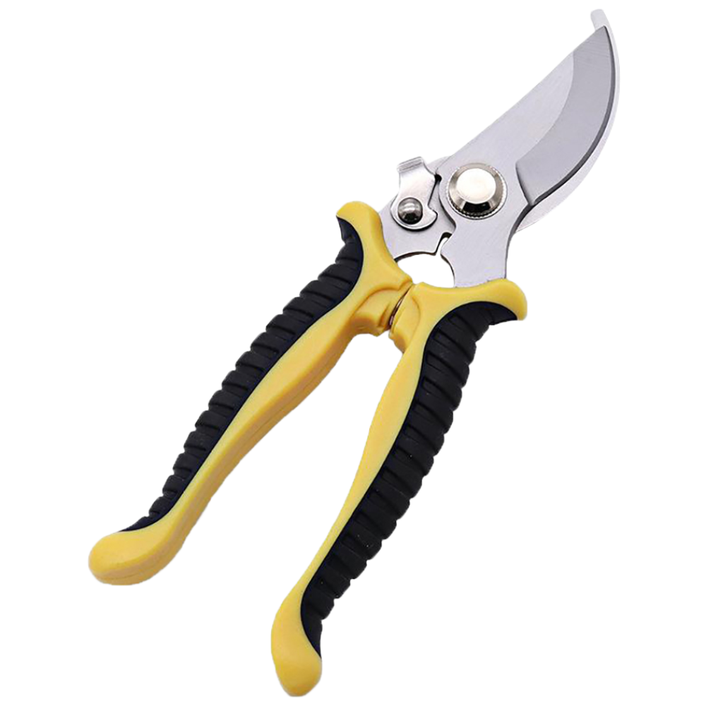 [플러스리빙]  1+1 커브형 나무 전지 가위 다목적 철판 원예전지 원예 옐로우 탄소강 전지가위 스테인레스 안전장치 디월트 9,800원