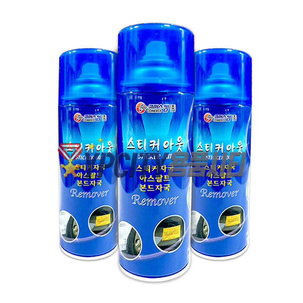 코머스켐 스티커제거제 스티커아웃 450ml 본드 자국 타르 껌 얼룩 제거제 25,000원
