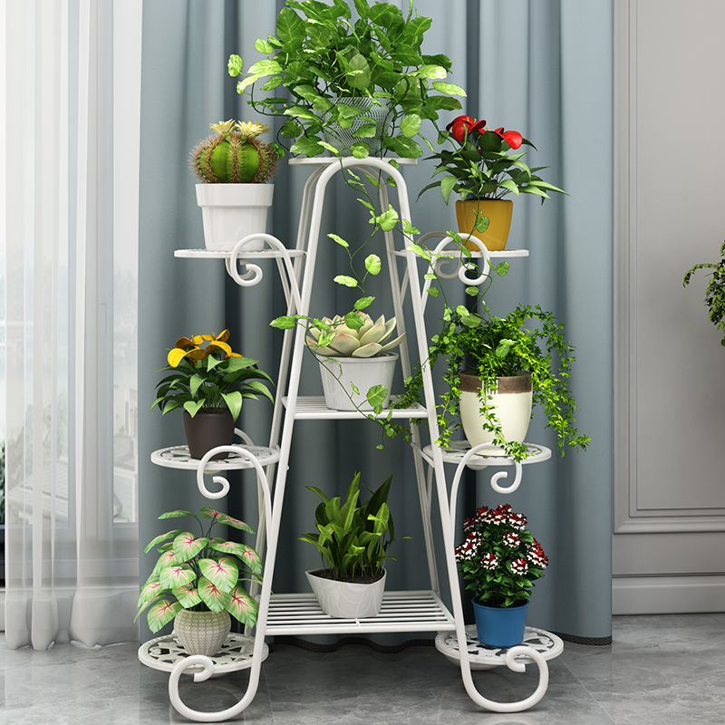 꽃 랙 실내 홈 장식 거실 바닥 서 발코니 저장 꽃 냄비 랙 다층 철 간단한 새로운 스타일 26,800원