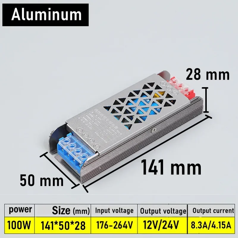 LED 전원 공급 장치 12V 24V AC DC 변압기 60W 100W 200W 300W 400W LED 스트립 전구 LED 드라이버에 대 한 13,800원