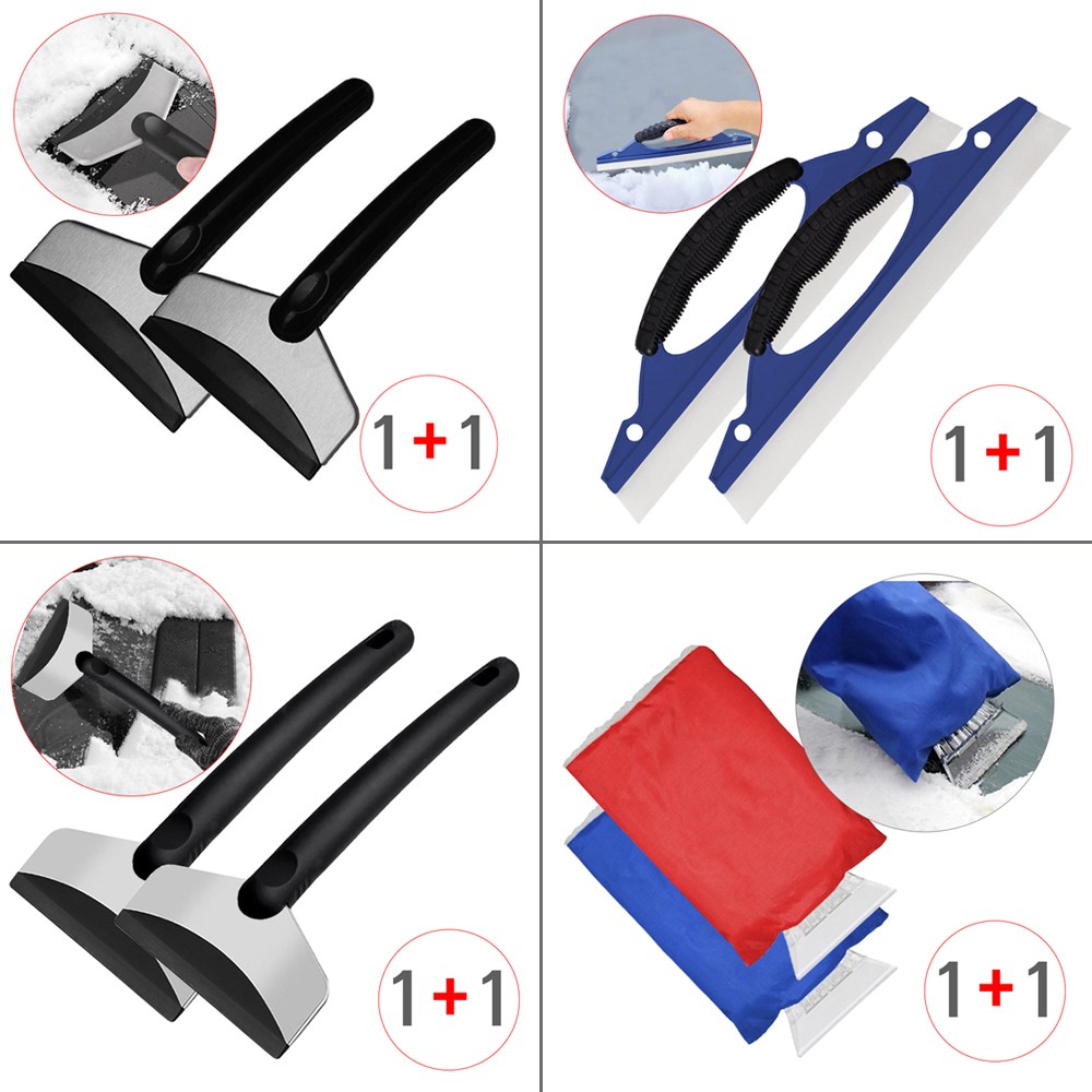 [2개 1세트 묶음] [자동차성에제거기 2개세트] (성에제거기 1P+1P 모음) 핸디형 차령 성에 제거 스크래퍼 헤라 빗자루 장갑 4,580원