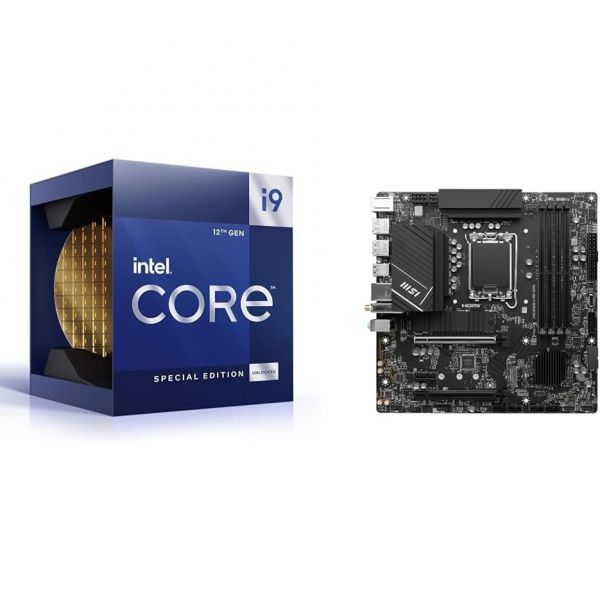게이밍 마더보드 고사양 메인보드 인텔 코어 i9-12900KS 데스크탑 프로세서 MSI PRO B760M-A WiFi DDR4 프로시리즈 1,352,000원