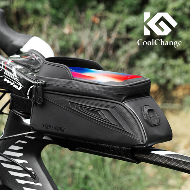 쿨체인지 12033 자전거 라이딩 탑튜브 방수 공구 스마트폰 휴대폰 가방 19,990원