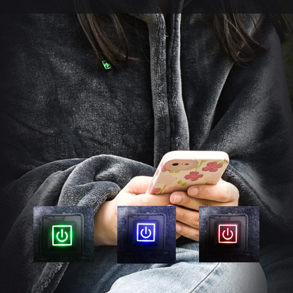 한일의료기  네모 USB 온열담요 1인용 전기요 극세사 부드러운 차박 휴대용무선 캠핑용 전기담요 프리미엄 대형 찜질기 19,400원