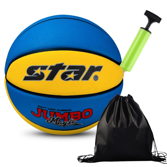 스타스포츠 점보 매직 농구공 BB605 + 투센 공가방 + 투센 볼펌프, 5호, 1개 24,990원