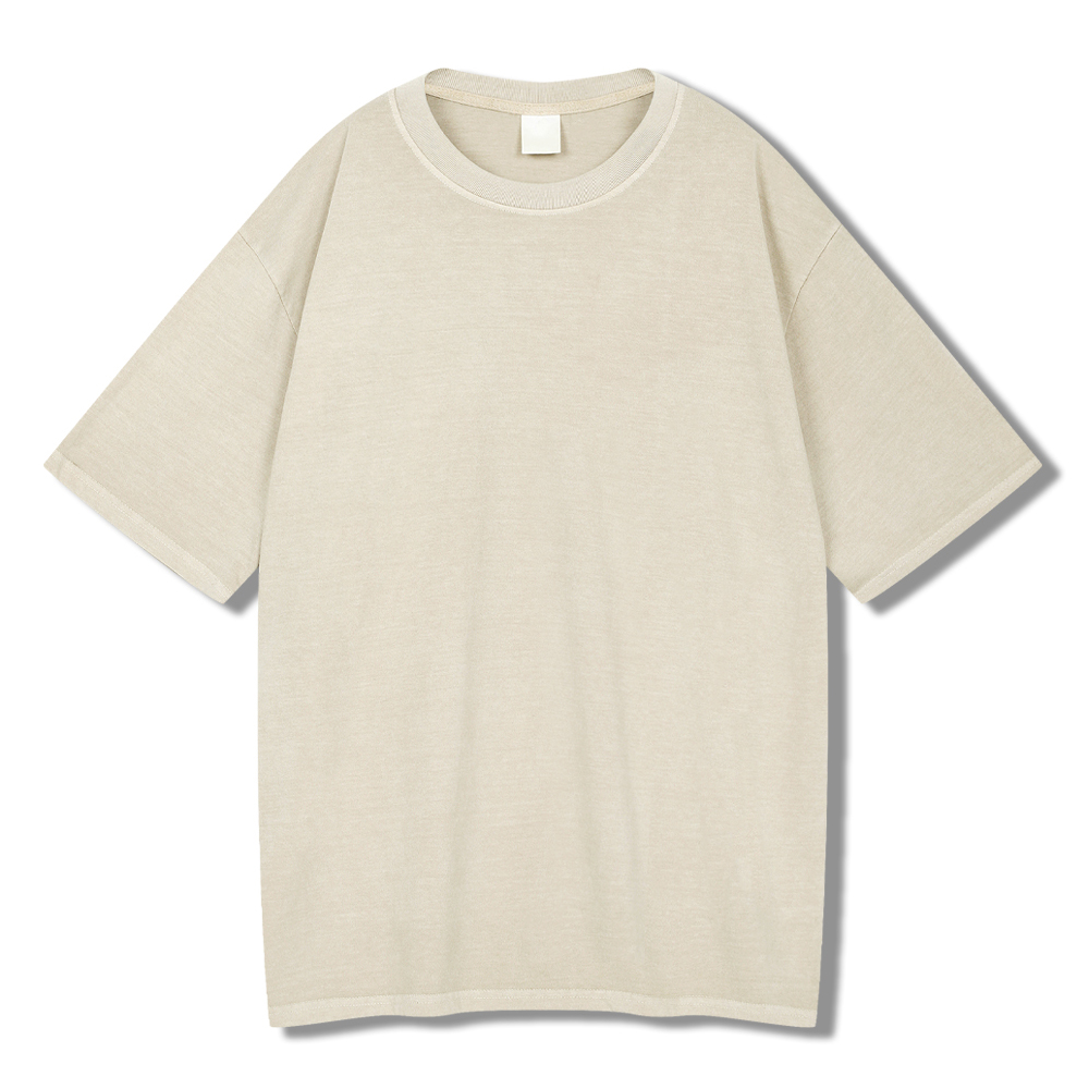 일루소 남녀공용 통기성 피그먼트 워싱 면 반팔 티셔츠 21,800원