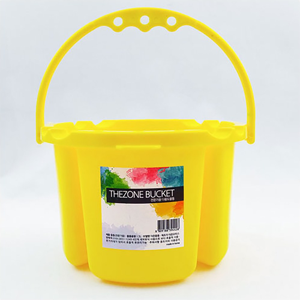 더존버켓 미술용 수채화 물통 소 4칸 1.5L 3,190원