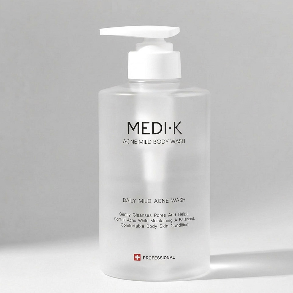 약국입점 메디케이 아크네 마일드 바디워시 대용량 500ml 여드름완화 기능성 트러블 등드름 가드름 좁쌀 닭살 클렌저, 1개, 500ml 14,900원