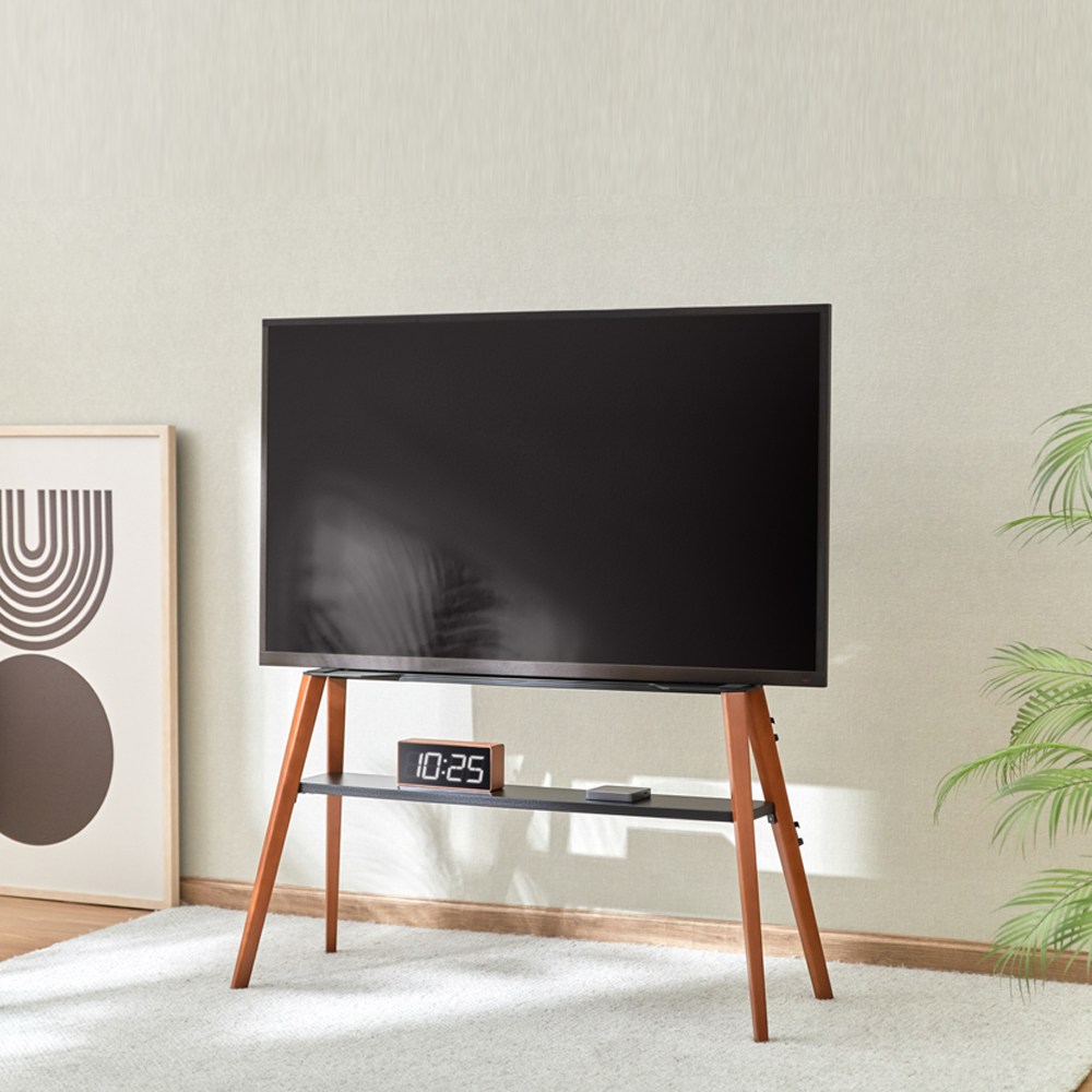 암스트롱 이젤형 티비거치대 TV스탠드 75인치 65인치 벽면밀착형 삼성LG호환 55인치, ARTEMIS B 블랙 102,000원