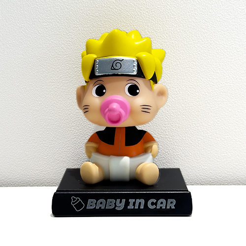 나루토 베이비인카 인테리어 오브제 움직이는 피규어 차량용 흔들인형, 1개, 혼합 16,500원