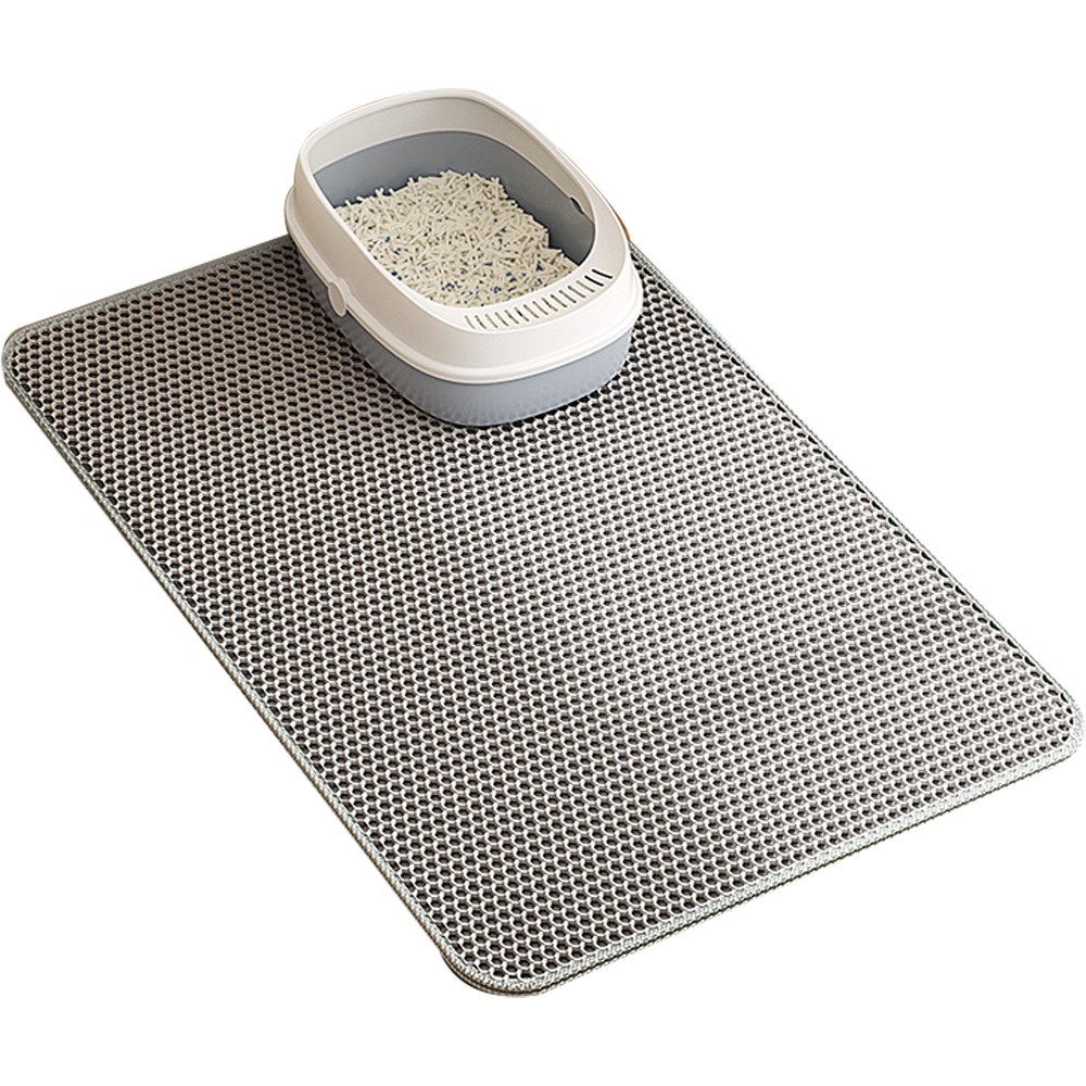 모즈펫 고양이 초대형 사막화 방지 화장실 모래 매트 120cm x 70cm, 그레이, 1개 16,950원