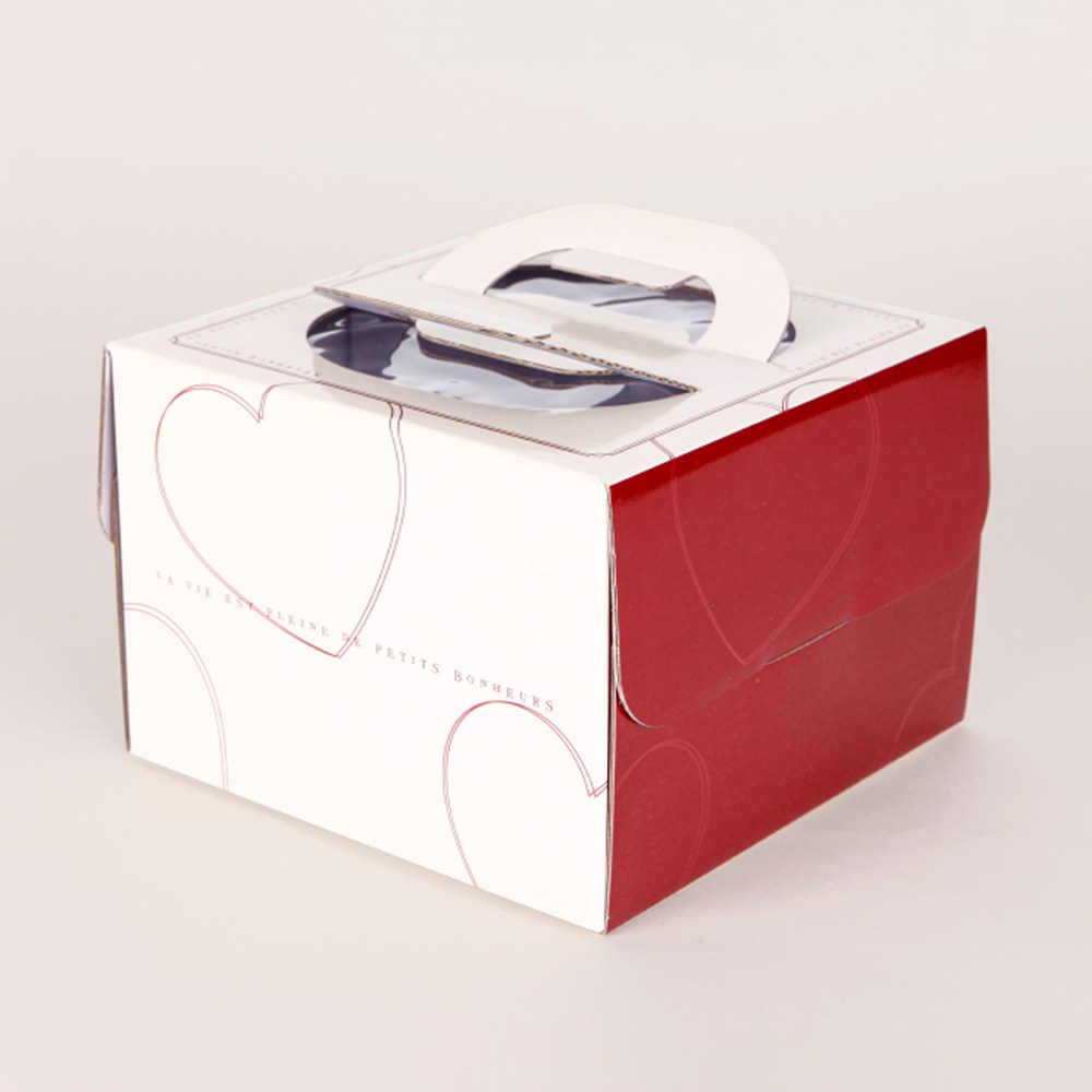 이룸디앤피 베이직하트 케익박스 15cm 1호 + 받침 세트, 50세트, 단일색상-흰색받침 69,560원