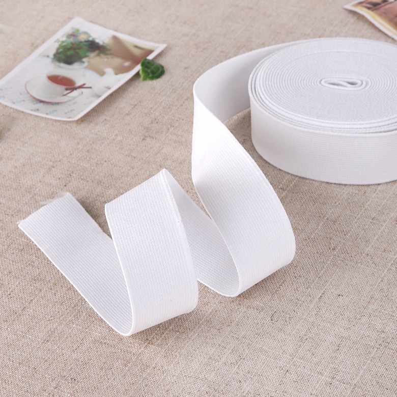 짱패브릭 (450cm)고탄력-이중직고무밴드-화이트, 30mm, 1개 5,400원