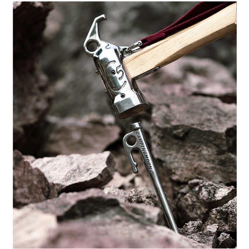 최고급 스텐 캠핑 텐트못 지주핀 단조팩 세트 변형적은 고정팩 고강성 겨울 말뚝 고정 51,100원