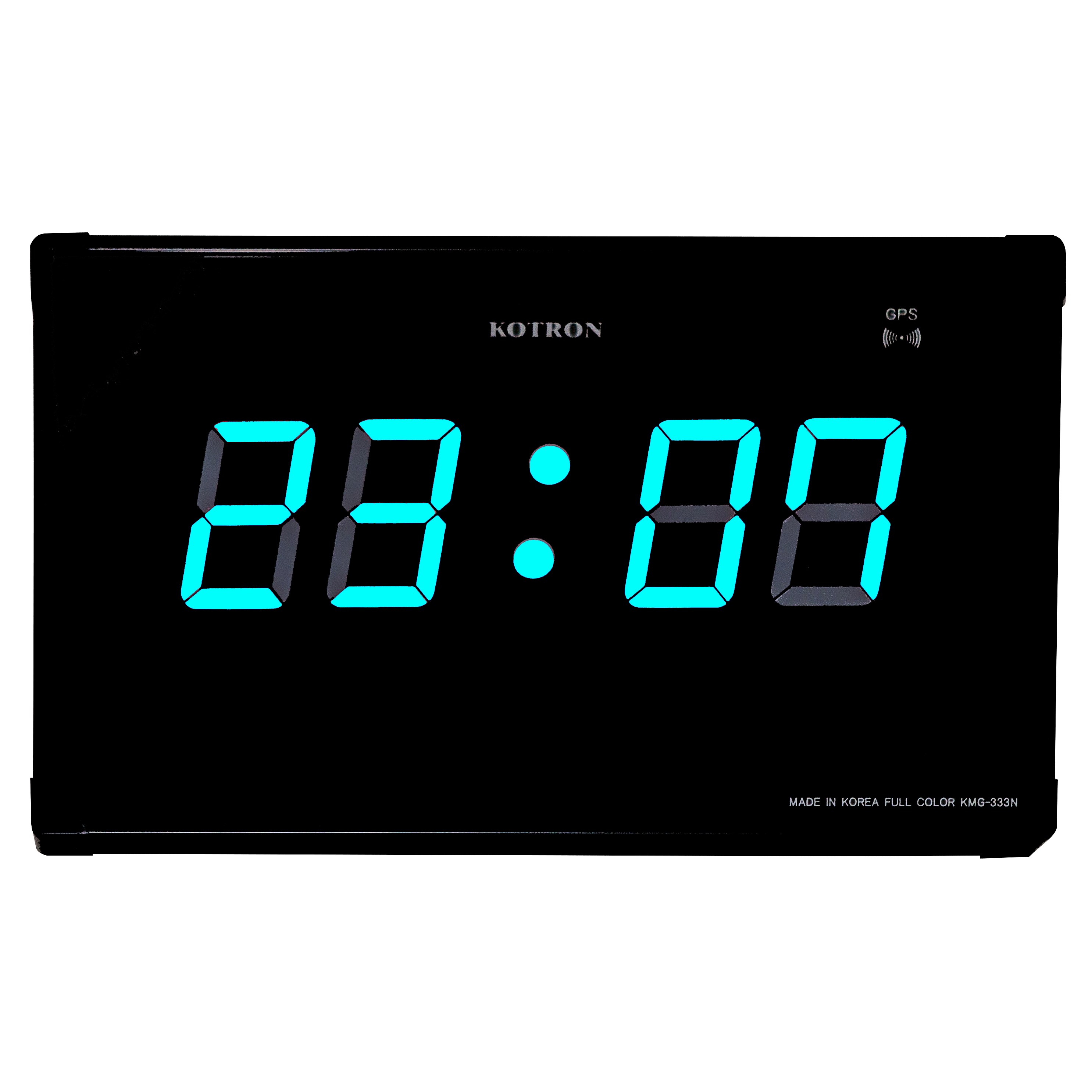 고미전자 코트론 KMG-333 GPS 위성 자동시간/ 온도 / 색상변경 / 밝기조절/ 벽시계 90,000원