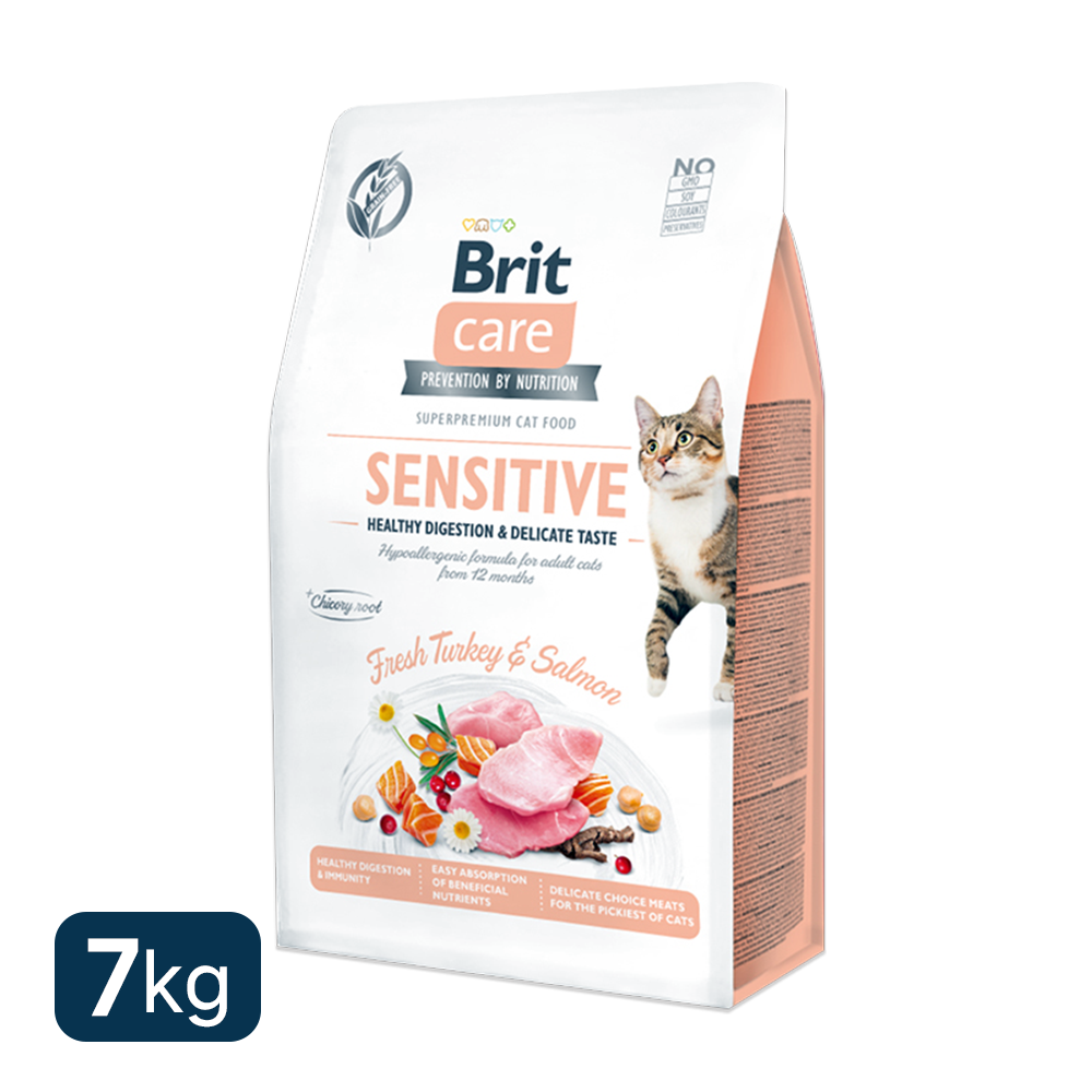 브릿 케어 캣 그레인프리 고양이사료, 1개, 7kg, 소화기능/췌장개선 72,100원