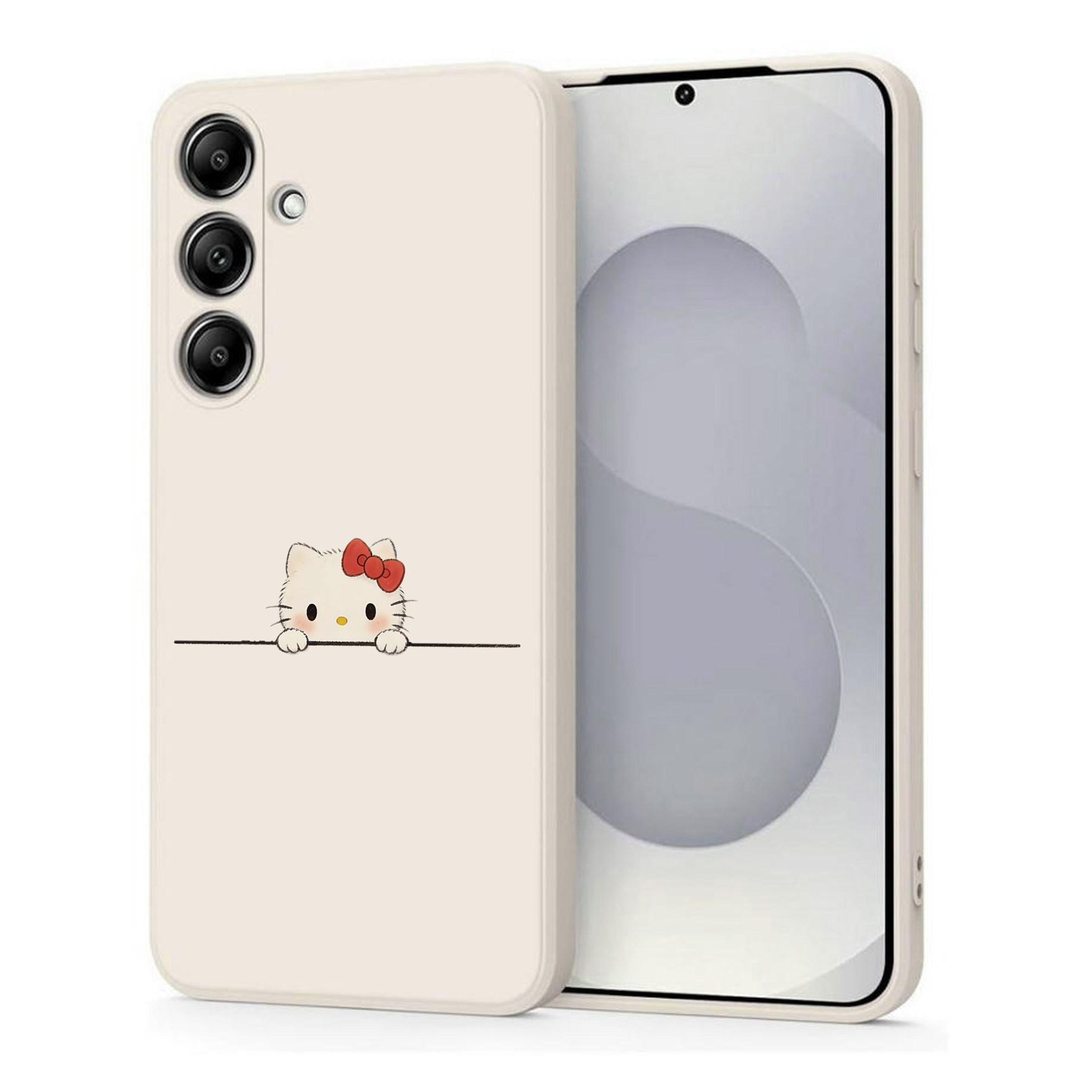 수시로 훔쳐보는 헬로키티의 하얀 실리콘 케이스 8,650원