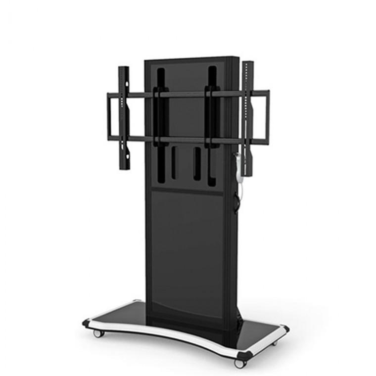 마운트피아 대형TV 전자칠판 전동형 거치대 이동형 스탠드 (86-98in) (EMS-1W) (블랙), 1개, 상세페이지 참조 4,215,680원