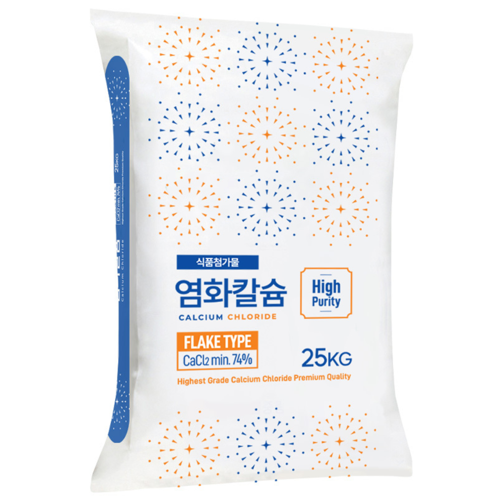 염화칼슘 74% 식첨용 25kg 농업용 엽면시비 칼슘비료 원료, 1개, 25kg 25,000원