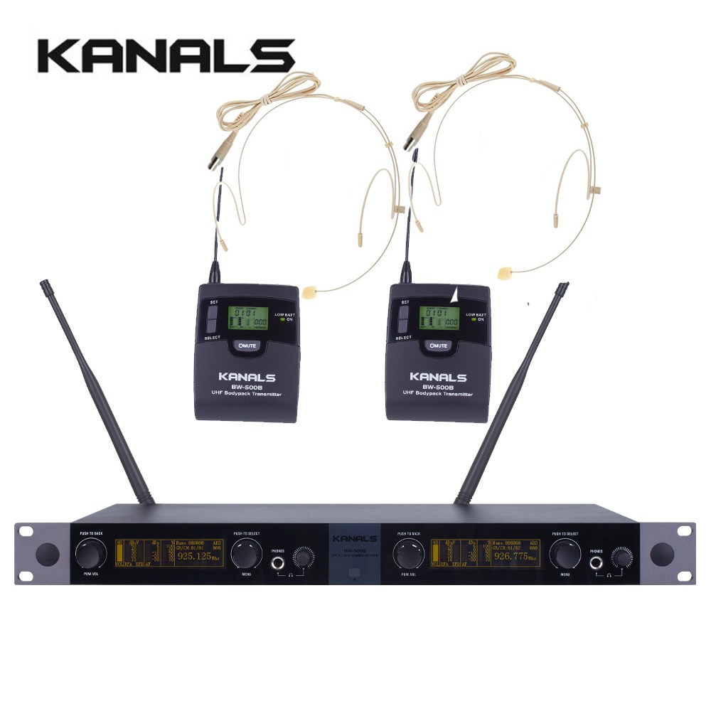 카날스 BW5002 2채널 무선마이크시스템 강의용 연설용 공연용 1,980,000원