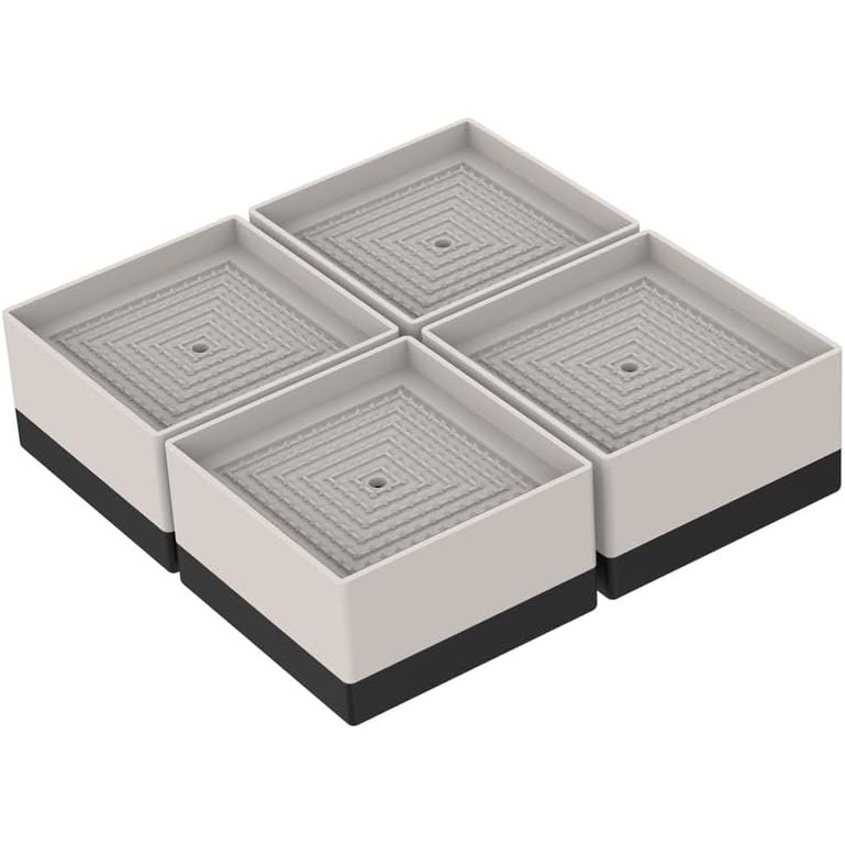 ㅁ형 세탁기 받침대 건조기 냉장고 높이조절 단차 한세트 가구 다리발 책상 의자 침대 테이블 고무 받침 방진고무 13,920원