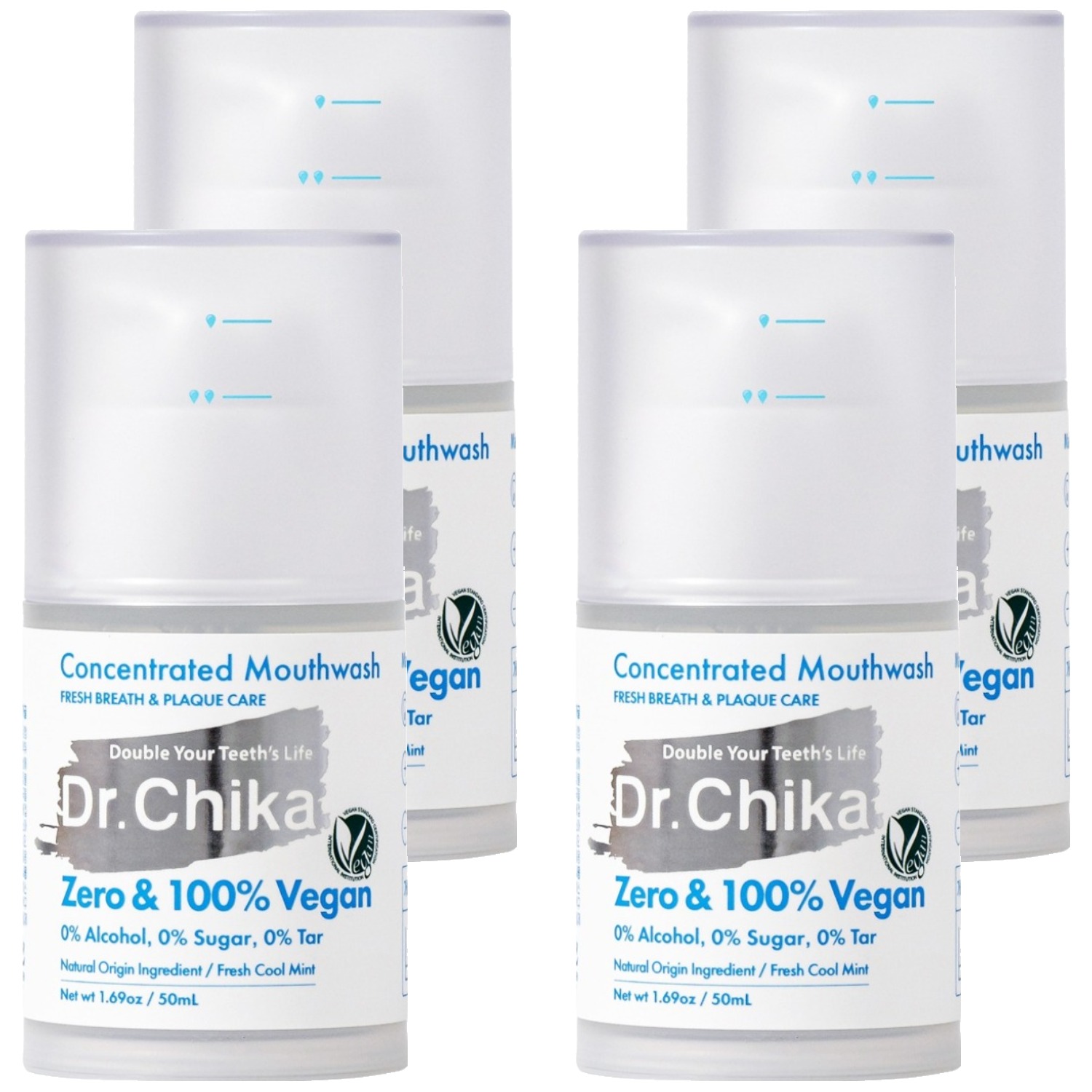 닥터치카 고농축가글 비건 입냄새제거, 4개, 50ml 72,000원