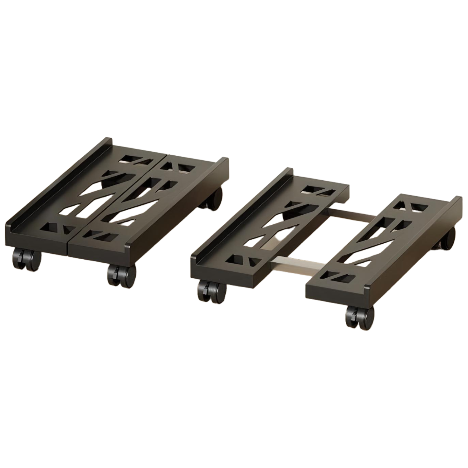 키미랭 이동식 폭조절 가능 PC컴퓨터 본체 받침대, 블랙, 1개 14,500원