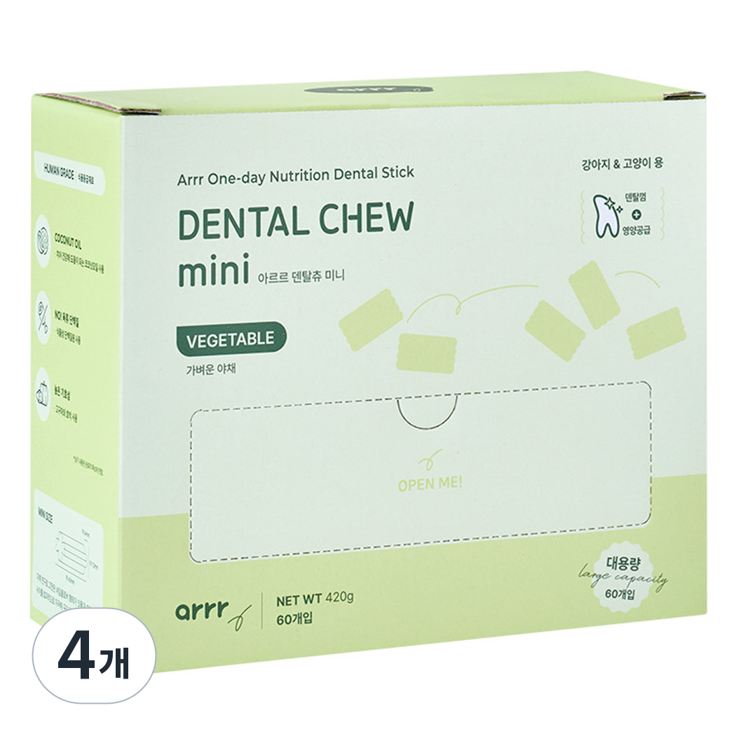 동원아르르 강아지 미니 덴탈츄 60p 83,040원
