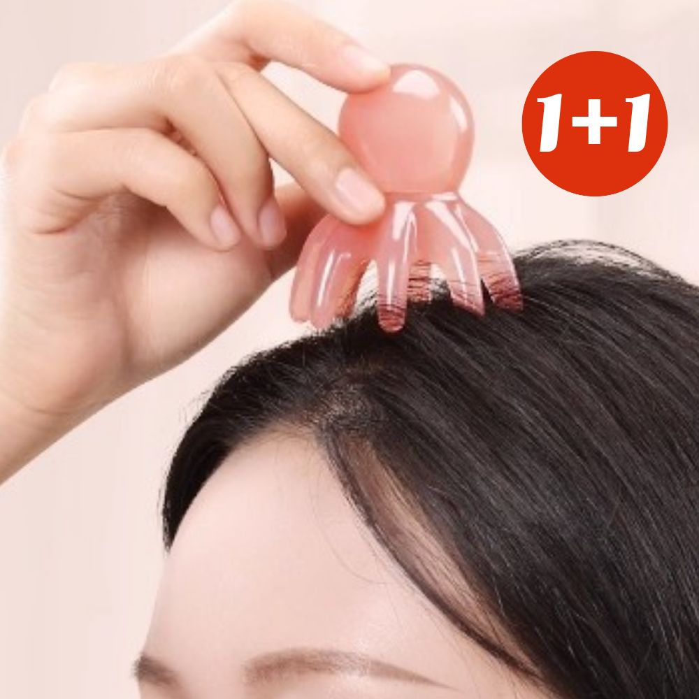 메이뮤 문어 괄사 두피 얼굴 바디 마사지기 1+1, 핑크, 2개 5,500원